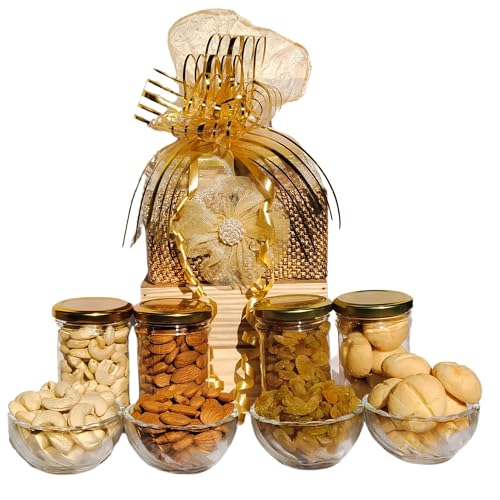 Image of NUTRI MIRACLE Christmas & New Year Dry Fruits Gift Pack | Corporate Gift Basket for Employees