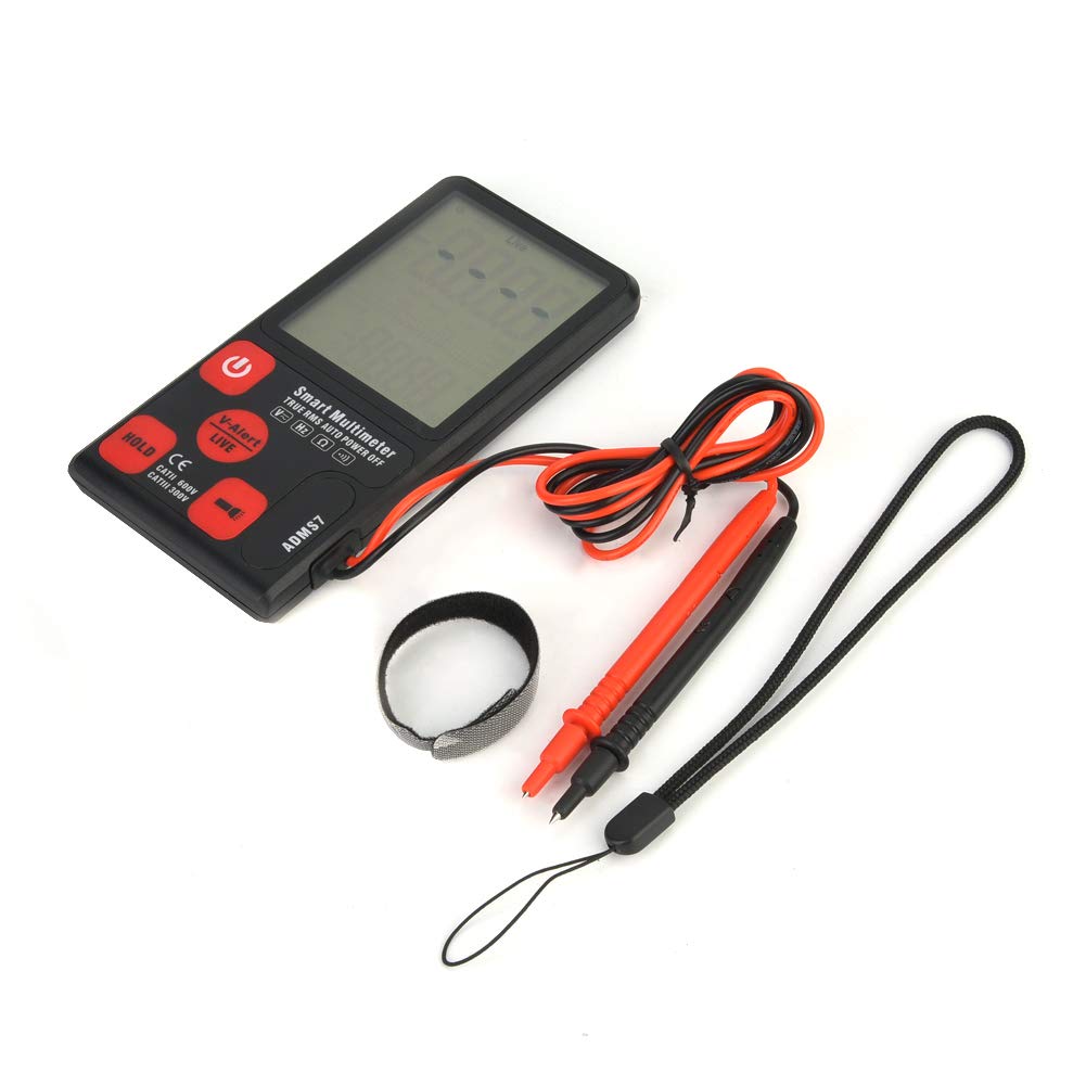 Multimetro, multimetro digitale, BSIDE ADMS7 Display LCD automatico portatile Multimetro digitale 6000 conteggi