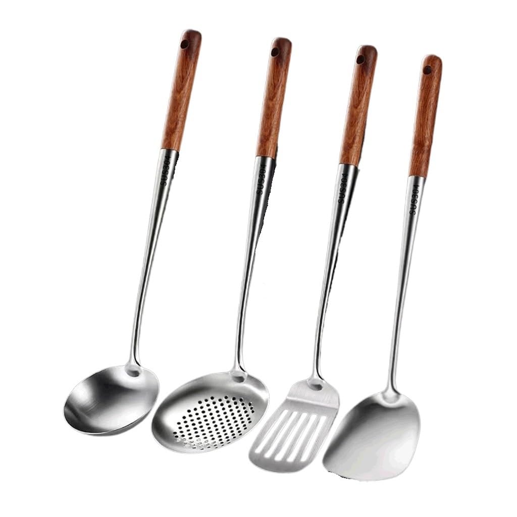 MYUYEE Kitchen Utensils Stainless Steel Thick Spatula Cooking Spoon And Shovel Kitchenware