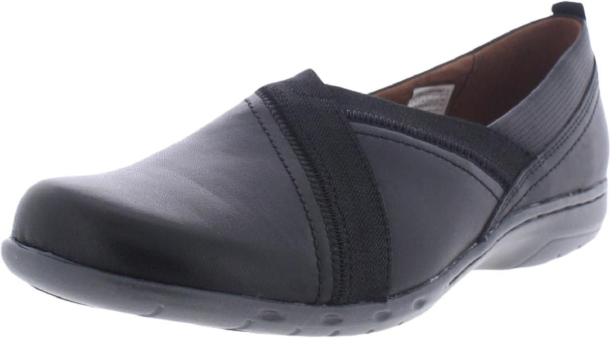 Cobb Hill Women's Penfield Envelope Ballet Flat, Black, 9.5