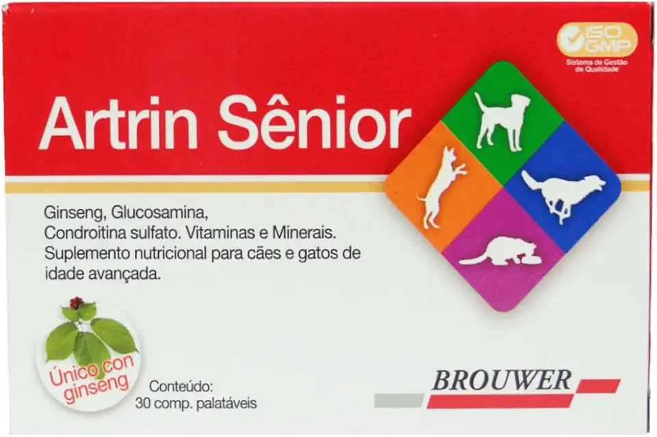 ARTRIN SÊNIOR GINSENG 30 COMPR. PALATÁVEIS