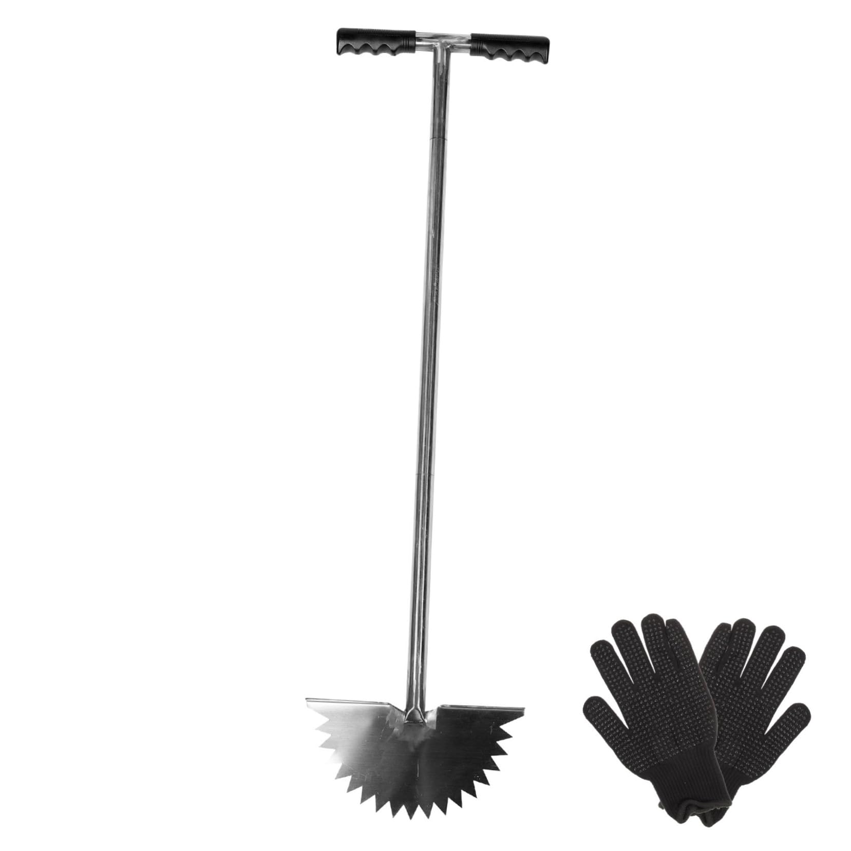 BESPORTBLE Bordi Prato Manuale Impugnatura per Lavori di Rifinitura in Giardino Prato e Marciapiedi Realizzato in Acciaio Inossidabile e Materiale Plastico Duraturo