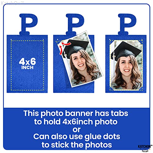 Image of KatchOn, Blue Graduation Photo Banner 2026 - Large 10 Feet, Proud of You Banner | Graduation Decorations 2026 | Graduation 2026 Backdrop | Graduation Picture Display