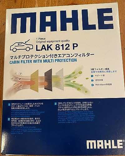 MAHLE A/CtB^[ LAK812P 9P1819631 64116821995 64119237555 64119395845 6821995 9237555 9395845