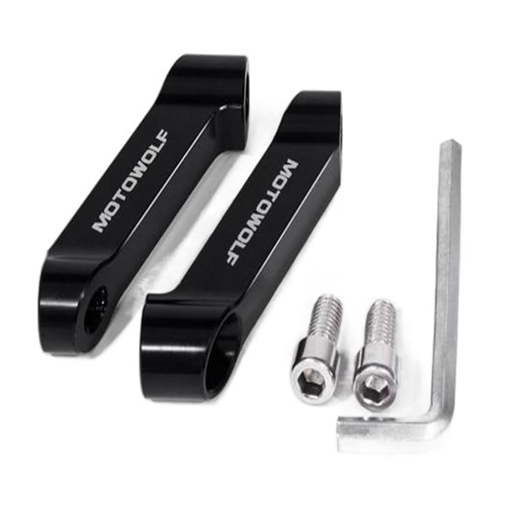 Supporto per specchietto retrovisore per moto Riser Anti impatto