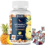 SOHM Individually Wrapped Vitamin C 60000mcg + Echinacea 10000mcg 60 Count, Supports Healthy Immune Health, Vitamin C Gummies,Echinacea Gummies Adults,Vitamin C for Men & Women Vegetarian