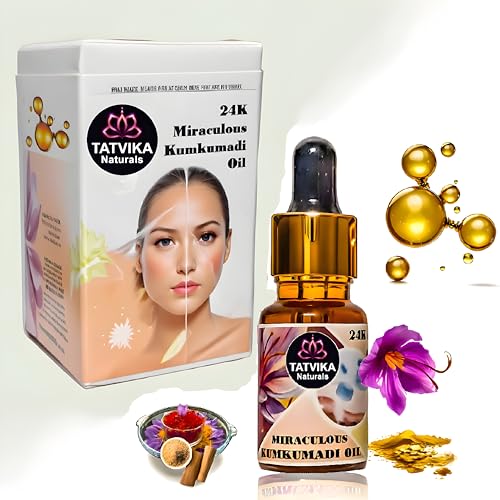 Pure Kumkumadi Oil for face 24 K Miraculous by Tatvika Naturals |...