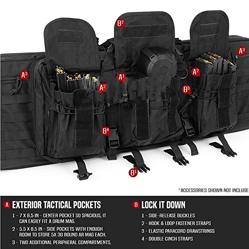 Sac pour pistolet long de chasse et pêche ultra résistant - 5