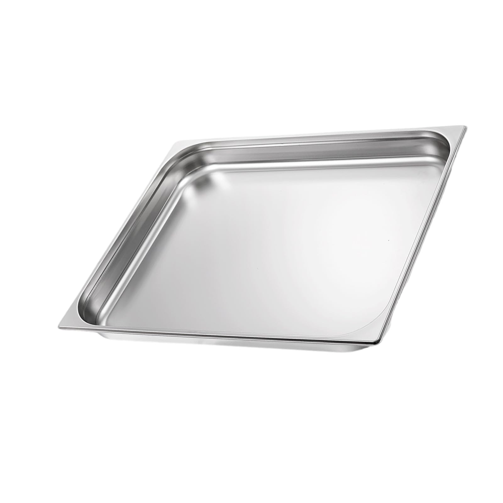 Buxuaaaa Restaurant Rectangular Nonrust Steel Food Carriers Dishwasher Safe Solution for Catering Businesses Large Capacity Rectangular Serving