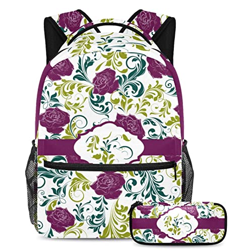 Sac à dos ordinateur léger et de voyage Bulles bleu violet pour homme et femme