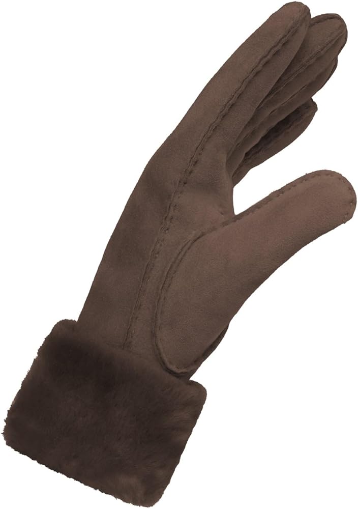 UGG Women's Turn Cuff Glove with Genuine Sheepskin Warmth