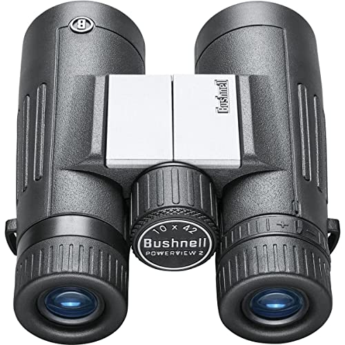 Image of Bushnell PowerView 2 Binoculars, High-Definition Binoculars with Multi-Coated Lenses, Durable Aluminum Alloy Chassis, Wide Field of View, Ideal for Wildlife Observation, Hiking and Sporting Events