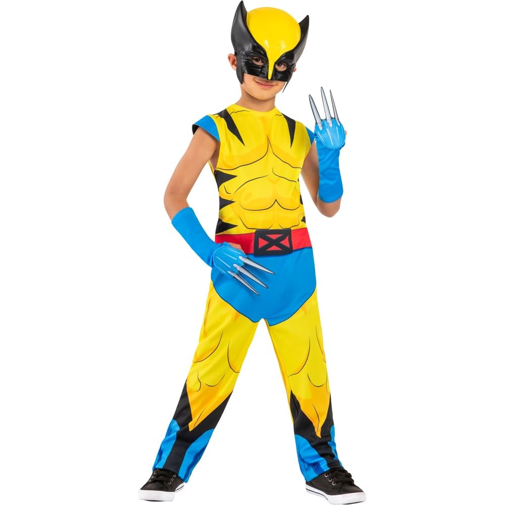 Rubies Costume ufficiale Marvel Wolverine per bambini, taglia 9-10