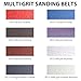 16 Pack 1 x 30 Inch Sanding Belts, 1x30 Knife Sharpening Sanding Belts, 80/120/240/400/600/800/1000/5000 Grit Sander Belt for Knife Polishing Metalworking