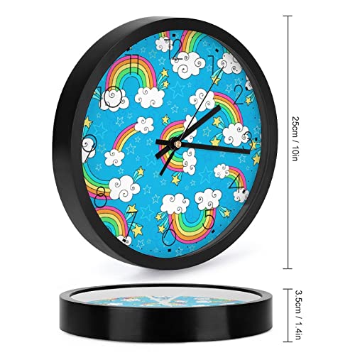 Pendule murale silencieuse au design moderne et épuré de haute précision