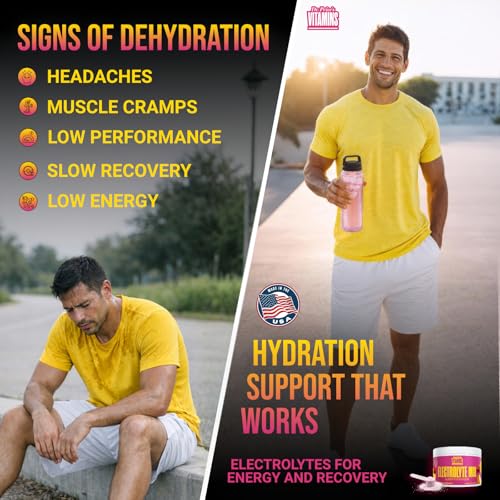 Image of Dr. Price's Vitamins Electrolytes Powder, Cherry Lemonade, 90 Servings | Sugar Free Hydration, Electrolyte Mix, Bulk Powder, Sodium, Potassium & 72+ Trace Minerals, Keto Friendly, Doctor Formulated