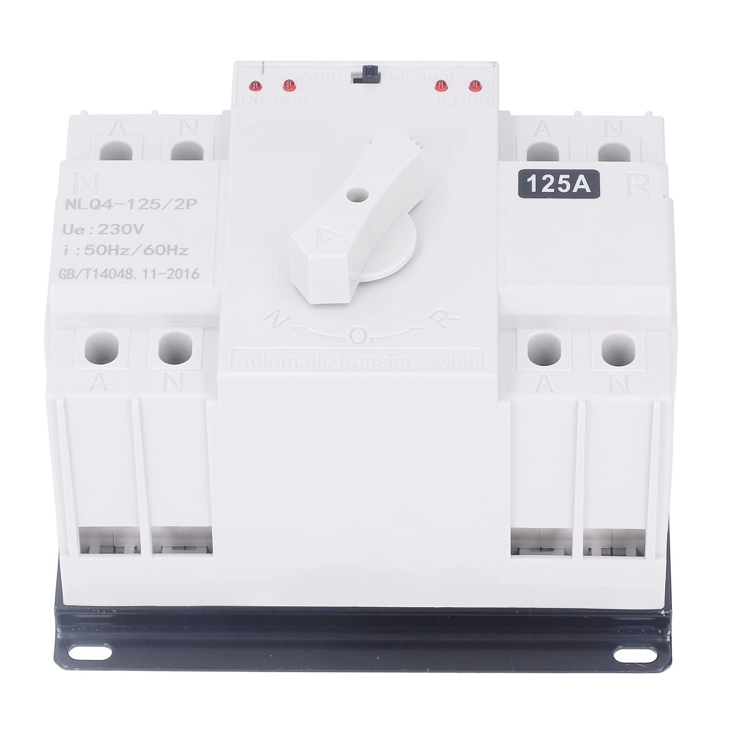 bizofft Electrical Selector Switch, 50Hz 60Hz Plastic Dual Power
