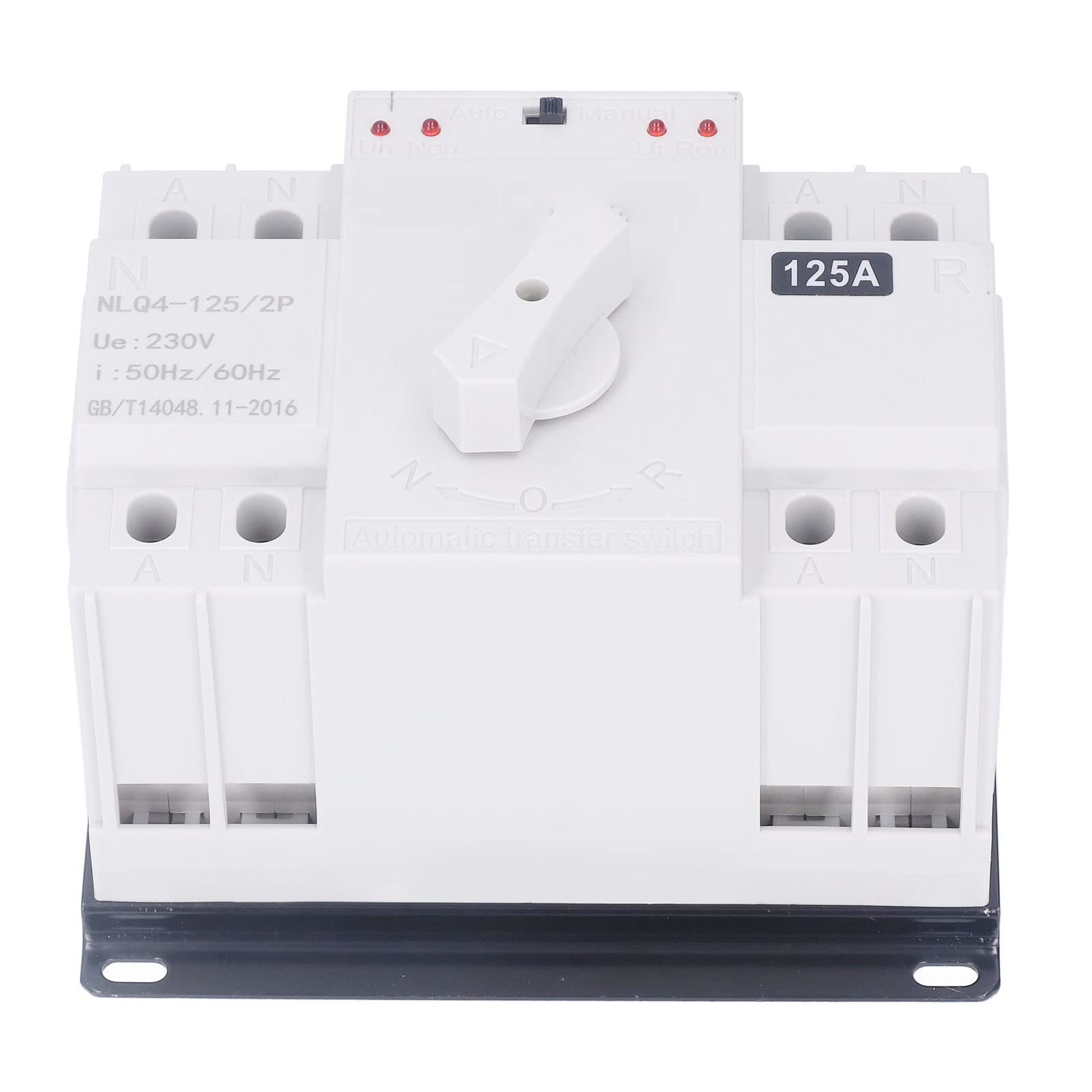 TOPINCN Interruttore di Trasferimento Automatico a Doppia Potenza Interruttore di Selezione Elettrica Affidabile per Edifici per Uffici con Protezione a Breve Certifica e 3KA Nove Flusso