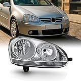 AKKON - For 06-09 VW GTI Rabbit Jetta R32 MK5 Chrome Factory Style Headlight Lamps (Passenger Right Side Only)