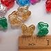 Butterfly Beads Glitter Sparkle Large Hole Pony Beads Multi Mix Made in USA