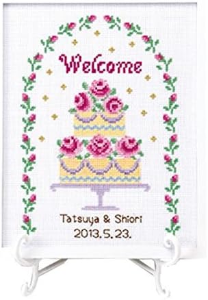日用品 手芸 クラフト 生地 関連商品 クロスステッチ ししゅうキット ローズウェルカムボード 7430 スウィートローズ