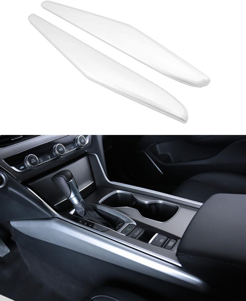 Car Accessories Fit for Honda Accord 10th Gen 2018-2022 ABS （Red） Inner Center Console Gear Panel Side Strip Cover Trim 2PCS Set