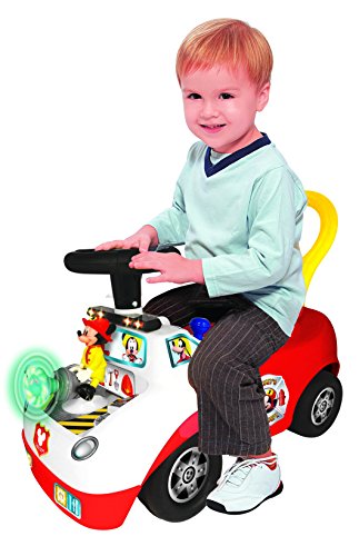 Kiddieland Disney Mickey Activity Fire Truck Ride-On