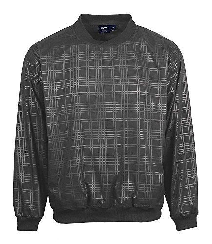 Akwa Men's Embossed Pullover Windshirt Made in USA