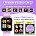 Cosjoype Kids Smart Watch Girls Age 5-12, 26 Games High-Resolution Touchscreen with Video Camera Music Player Pedometer Flashlight 12/24 hr Educational Toys Birthday Gifts for Girls Ages 6-12