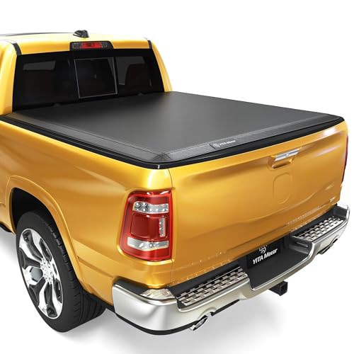 YITAMOTOR Soft Tri-Fold Truck Bed Tonneau Cover Compatible with 2009-2024 Dodge Ram 1500 (19-24 Classic), Fleetside 5.7 ft Bed Without Rambox 5'7" Soft 3-Fold 2009-2024 1500 (19-24 classic)