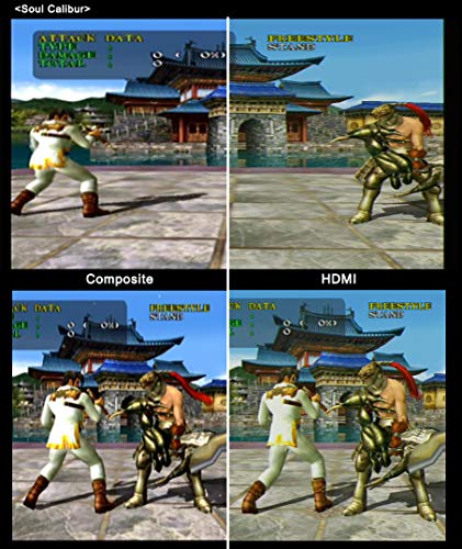 Câble de liaison HD Sega Dreamcast avec 4 étiquettes de rechange pour console rétro DC