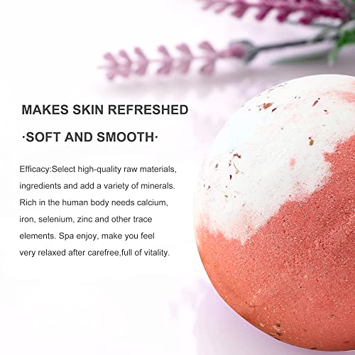 Bath Bombs Gift Set, Handmade Fizzies Bath Salt Bombs, Bubble Spa Kit (60G X 6Pcs) #TOP1