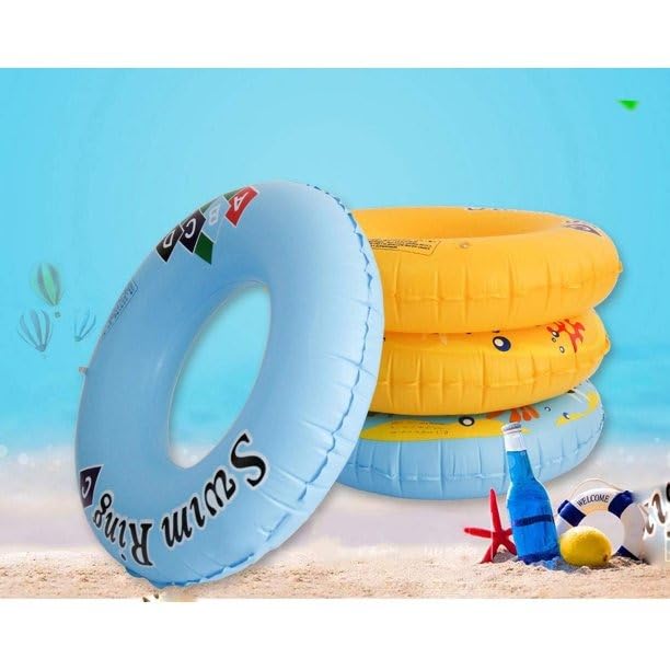 Image of Amitasha Swimming Tube for Kids Inflatable Swim Ring for Toddler Boys Girls 2-7 Years Summer Pool Water Floats Beach Toys (Swimming Ring)