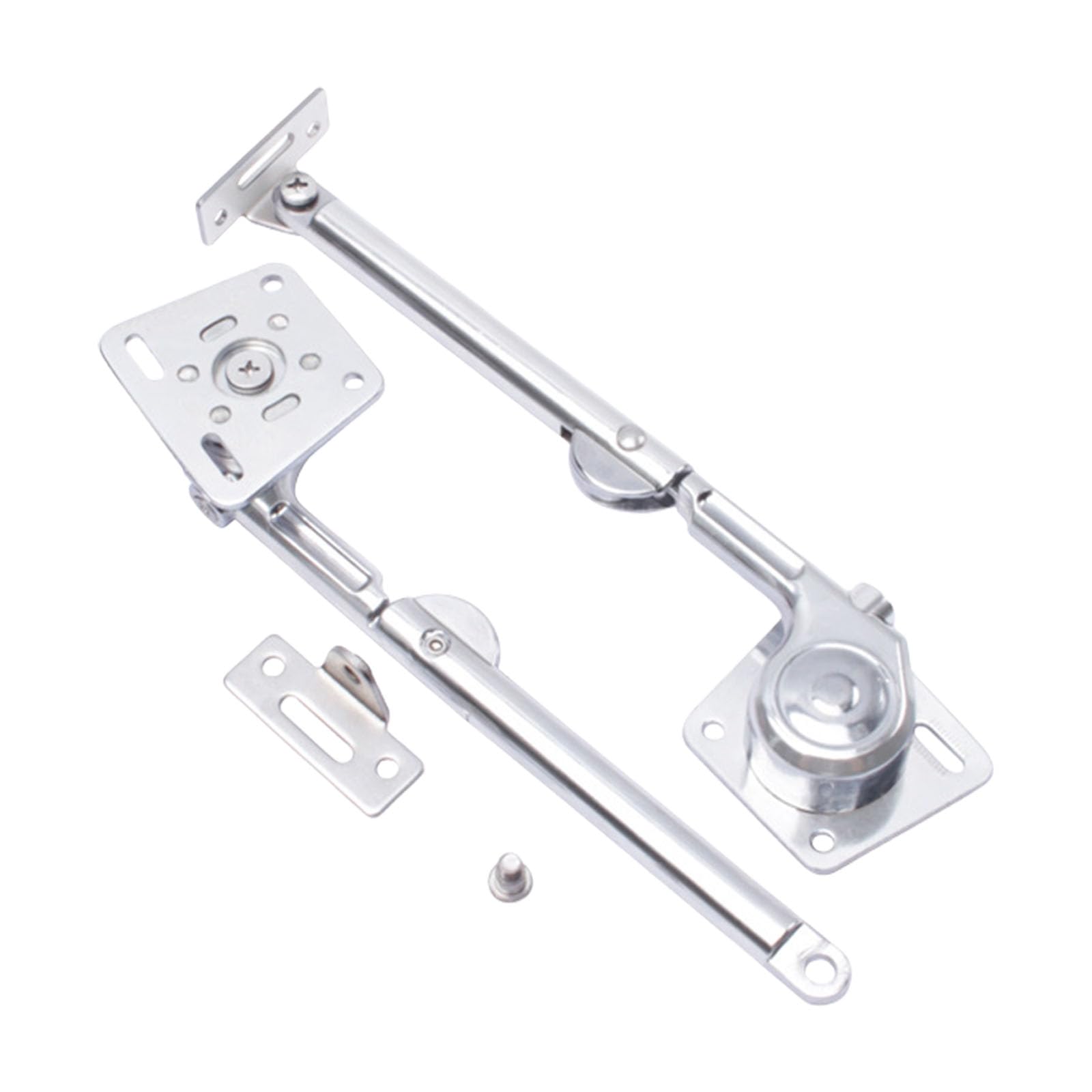 Hydraulic Lift Hinge Quiet Closing Heavy Duty Furniture Hardware Simple Installation for Overhead Cabinet Door Cabinet Hydraulic Lift