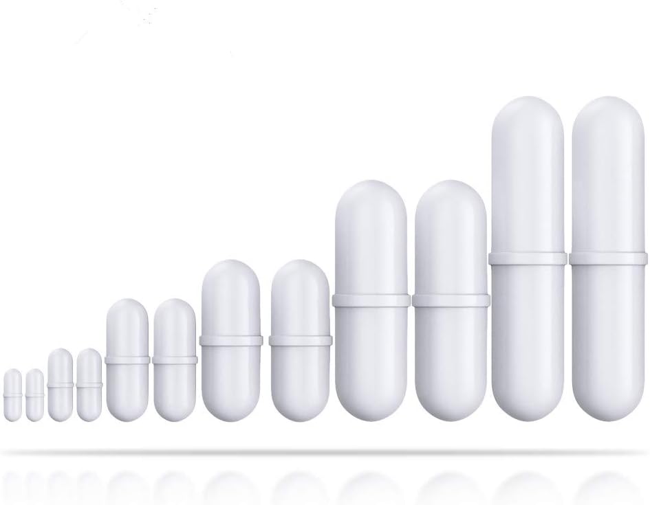 Magnetic Stir Bar PTFE Magnetic Stirrer/Mixer Bar. Spinbar Teflon Octagon Magnetic Stirring Bar, 12 Pcs Set, White