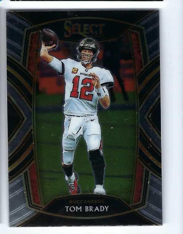 TOM BRADY 2020 Panini Select Club Level Football Card #201 Tampa Bay Buccaneers