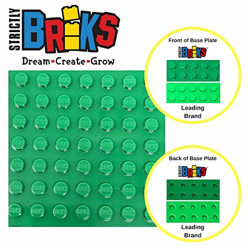 Strictly Briks - Bauplatten - 100% kompatibel mit Allen führenden Marken - Flache Unterseiten zum Bauen von Spieltischen… – Bild 3
