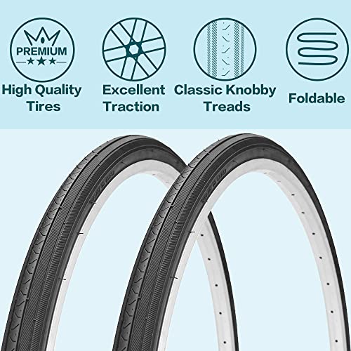 27 X 1 1/4 Bike Tire 27 Inch Road Bike Tires 32-630 Folding