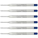 Venta por - Paquete de (6) Packer Quink Flow Ballpen Medium Point Paquete de recarga de tinta azul de 6 recargas (1782470)