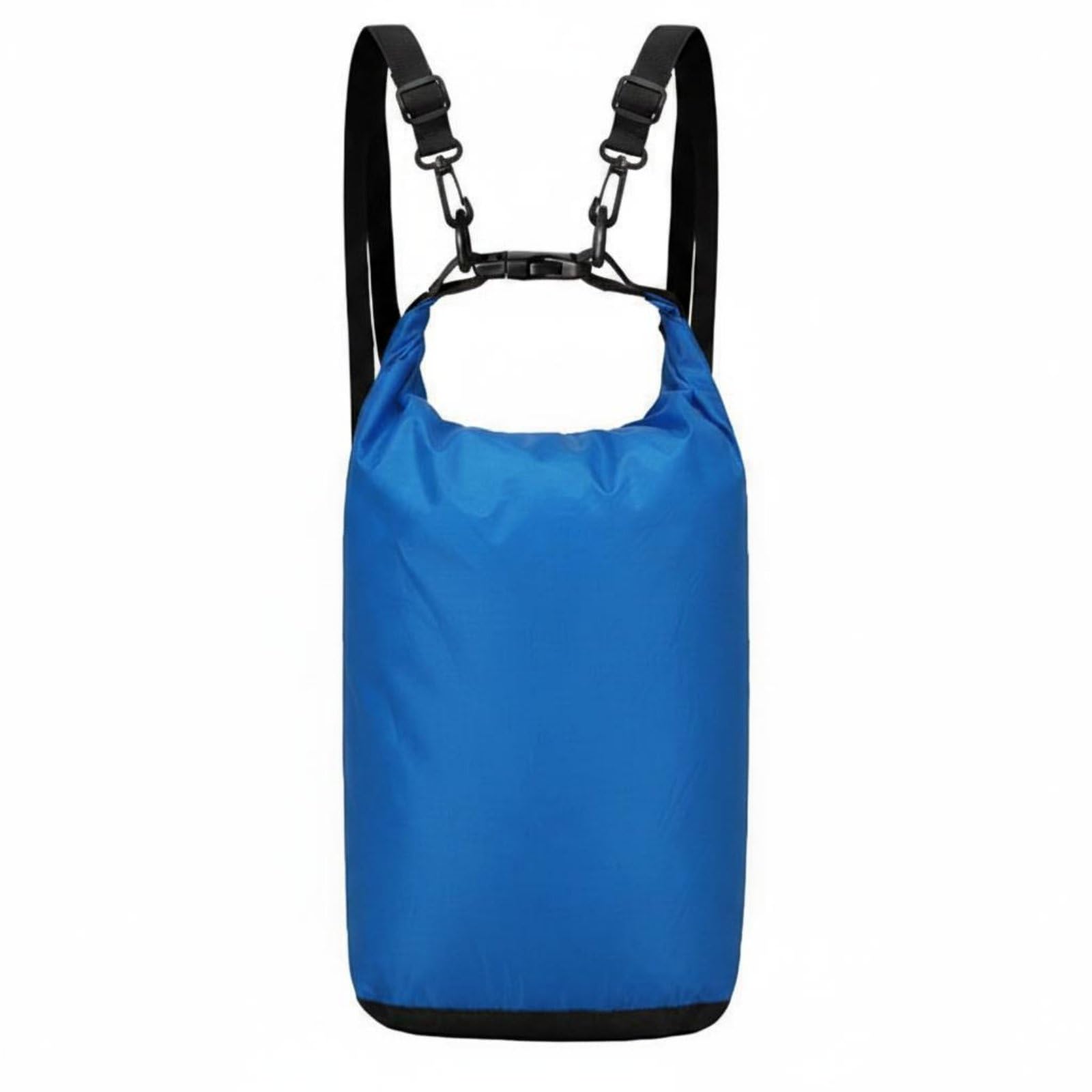HEAVENGLOW Portable Roll Roll-Top Waterproof Bag Lightweight Waterproof Backpack Bag Long-Lasting Waterproof Backpack Sack Foldable for Rafting, Swimming, Diving, Hiking, Sky Blue, 15L-picture-34