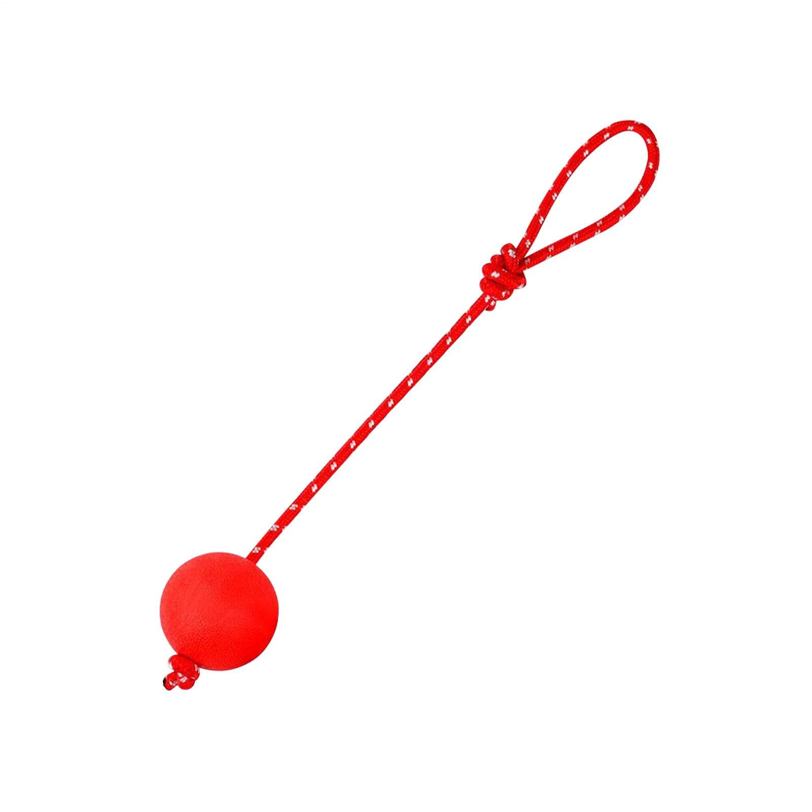 Xinhuju Rubber Rope Balls for Dogs - Stretchy Chew Toys, Interactive | Suitable Small, Medium and Large, Finding, Pulling, Training, Durable Toy Play, Exercise Fun