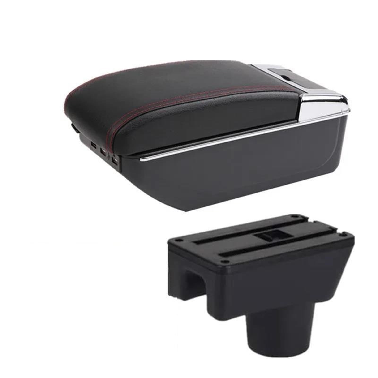 Hjkdsz Style 10 Storage Console Armrest Boxes Car Interior Center Organizers Accessories For Mitsubishi For Attrage For Mirage(Style 10)