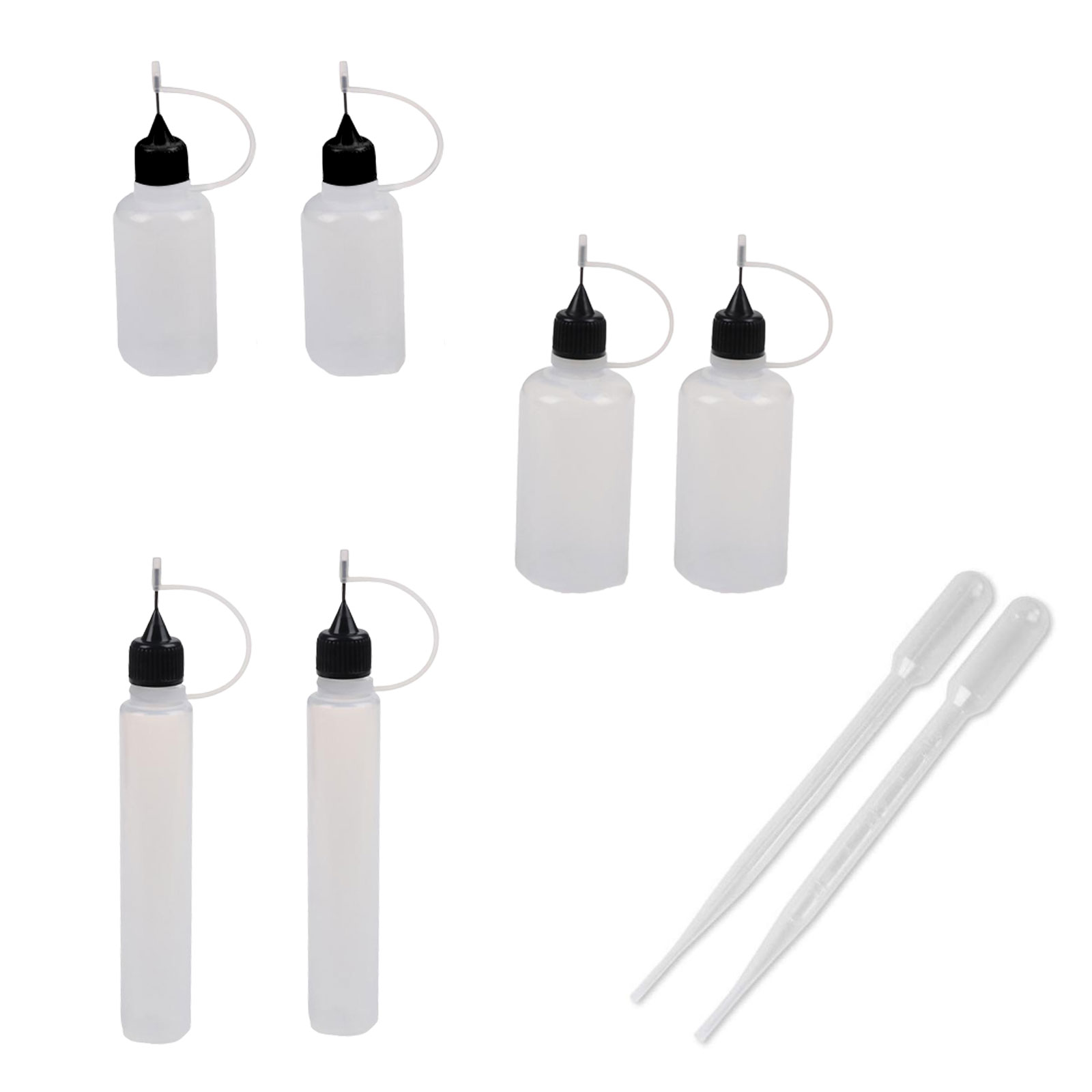 JEWEDECO 5ml Piccole Bottiglie Di Compressione Applicatore Di Colla - Foto 3