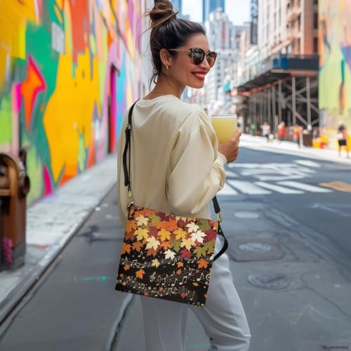 Image of HUGS IDEA Boho Bags for Women Leather Handbag Shoulder Bucket Crossbody Purse