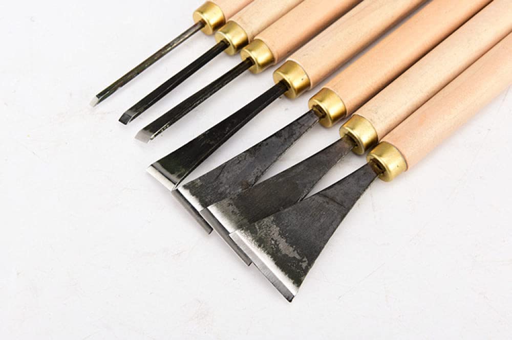 Penna fai da te Coltello per intaglio del legno Strumenti per intaglio del legno Lavorazione del legno Hobby Arti e mestieri Taglierina per intaglio Graver Bisturi 12 pezzi / set, 7 pezzi