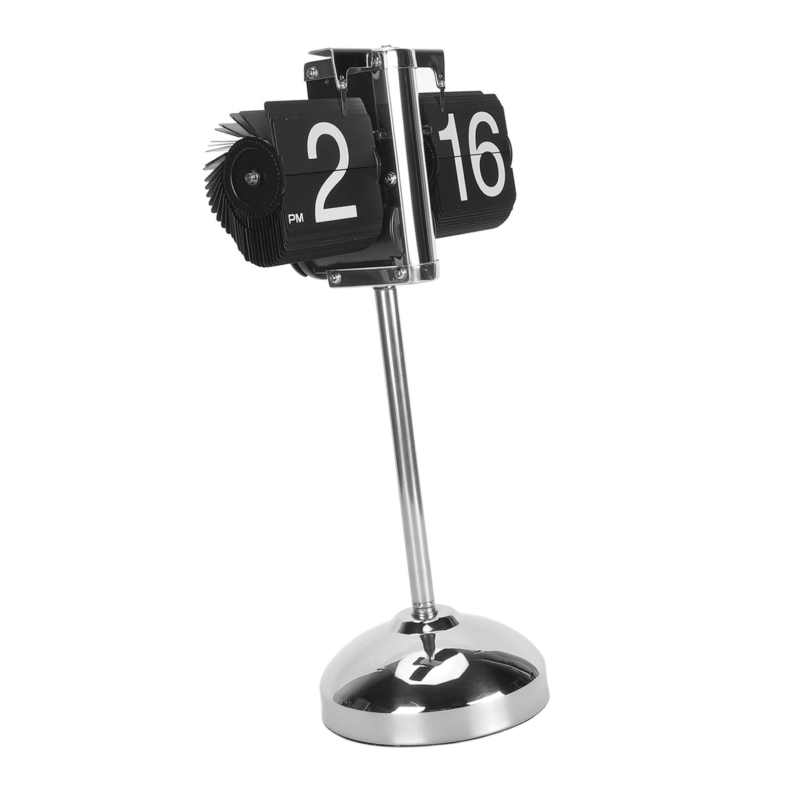 Reloj Digital con Tapa, Barra de Tracción Extensible de Acero Inoxidable, Movimiento de Marcha Atrás Digital Automático, Barra Telescópica de Acero Inoxidable (Black)