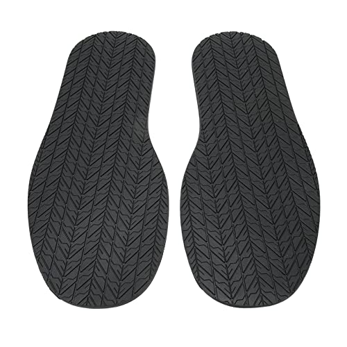 Semelle de réparation de chaussures noire, patin antidérapant et épais de 13cm