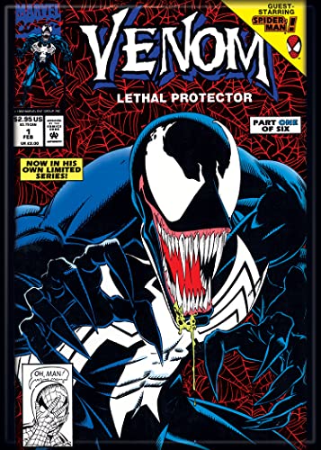 Ata-Boy Marvel Comics© Venom Lethal Protector No. 1 2.5" X 3.5" Magnet For Refrigerators And Lockers #TOP10