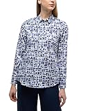 eterna Damen Baumwollbluse Regular FIT 1/1 blau 38_D_1/1