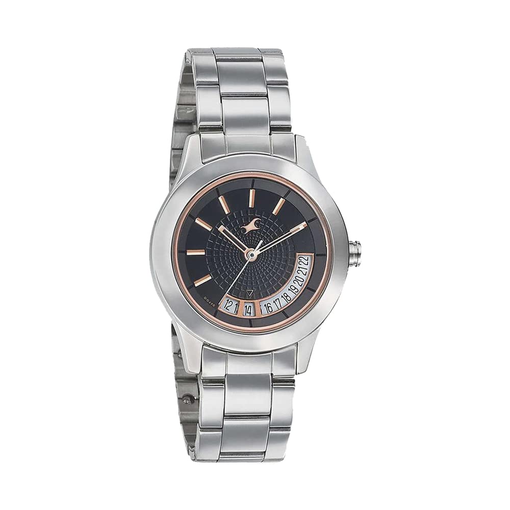 Fastrack Women Stainless Steel Autumn-Winter 19 Analog Black Dial Watch-Nl6165Sm01/Np6165Sm01, Band Color-Brown (B073VPKDFM) Amazon Price History, Amazon Price Tracker